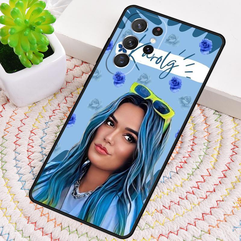 Karol G Bumper Silicone Phone Case For Samsung Galaxy note 10 pro S26 S25 S24 S23 S22 S21 Plus S25Ultra Capa Cover