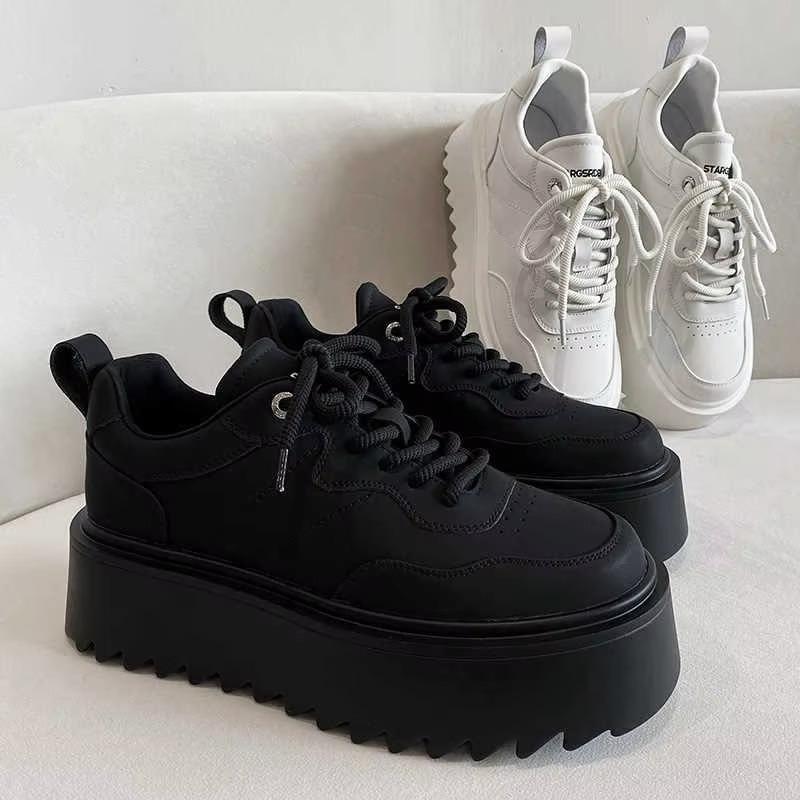 Fashion Men's Shoes Spring Autumn New Men Thick Soled Casual Sneakers High Quality Comfortable Soft Board Shoes Versatile Zapatos Hombre