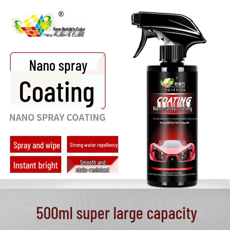 Rubik's Cube Car Nano Coating Spray - Quick Effect Polishing and Waxing Agent