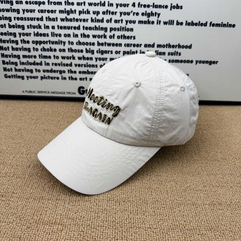 Embroidered Baseball Cap For Women Summer Sun Protection With Adjustable Fit