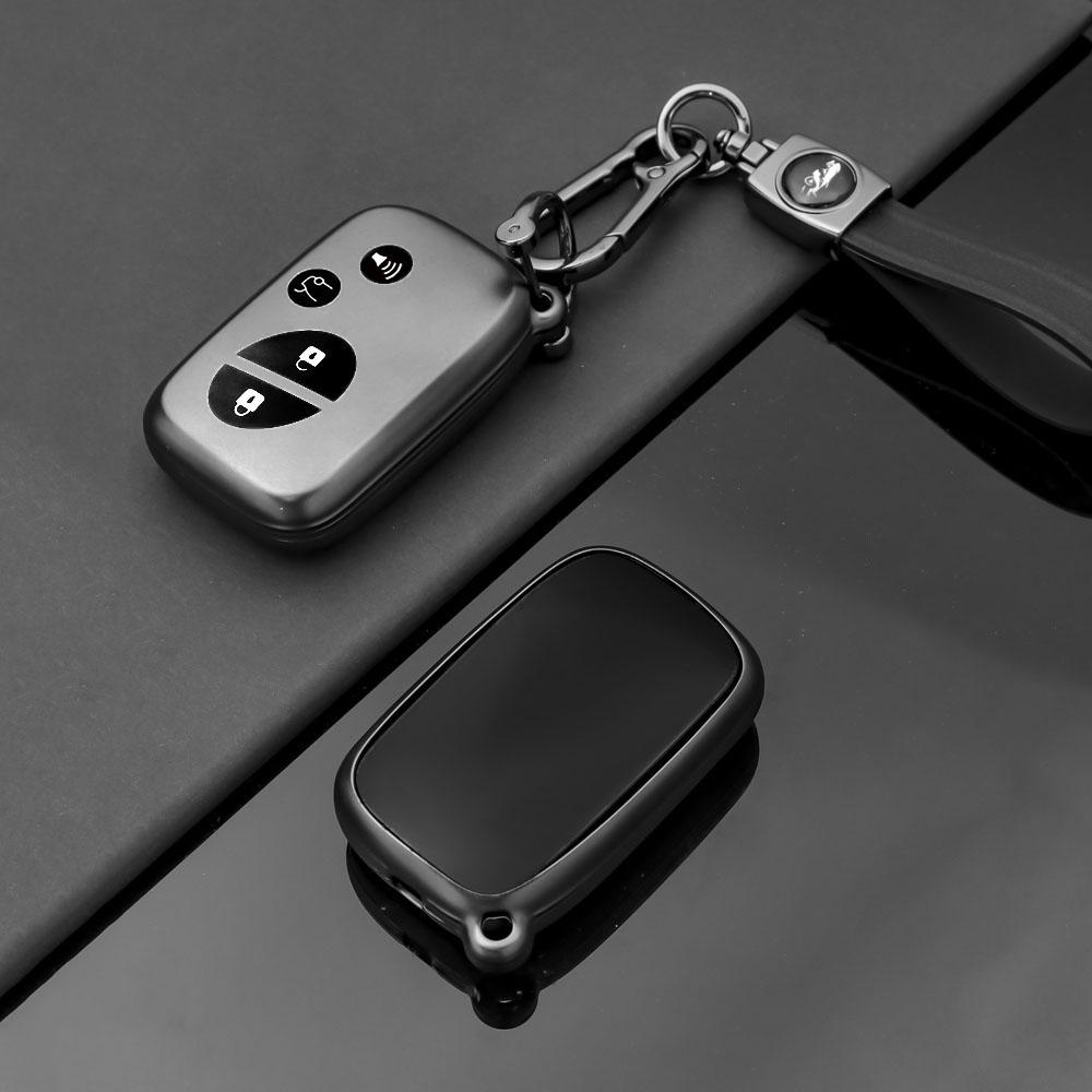 Grey Tpu 3 4 Buttons Remote Car Key Cover Case Silicone Protect Shell For Lexus Gx460 Gx Ct200H Es 300H Is250 Gx400 Rx270 Rx450H