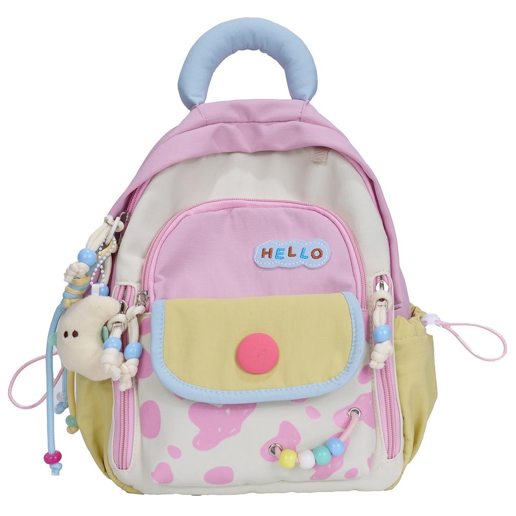 Schoolbag new high-value schoolbag 1011 color matching backpack primary school bag third to sixth grade cartoon school backpack