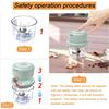 Wireless Electric Garlic Chopper & Masher, 450ML - Garlic Paste Maker and Presser for Home Use