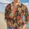 Men's Shirt Hawaiian Floral Butterfly Color Spring Summer Fashion Trend Hot Sale Leisure Outdoor Vacation Plus Size