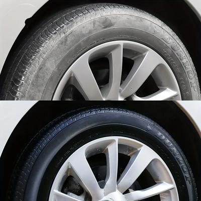 Universal Plastic Restoration Agent - Multi-Purpose Car Interior Maintenance Shine Wax, Tire Coating Wax, Black Car Yellowing