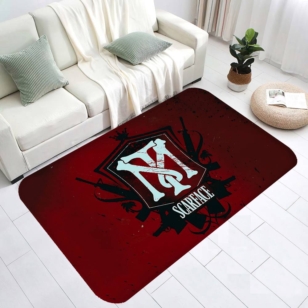 Scarface Movie Room Mats Cheaper Anti-slip Modern Living Room Balcony Printed Modern Home Decor