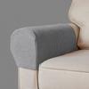 1Pair Stretch Sofa Armrest Cover Elastic Anti-slip Sofa Cover Jacquard Dust-proof Couch Arm Protector for Home Furniture Decor