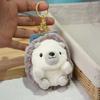 Adorable Little Hedgehog Keychain Stuffed Doll Cute Hedgehog Plush Keyring  Bag Pendant