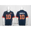 Chicago Bears Jersey de Fútbol Retro Vintage para Hombre Algodón Bordado Mezcla Ropa Deportiva para Aficionados