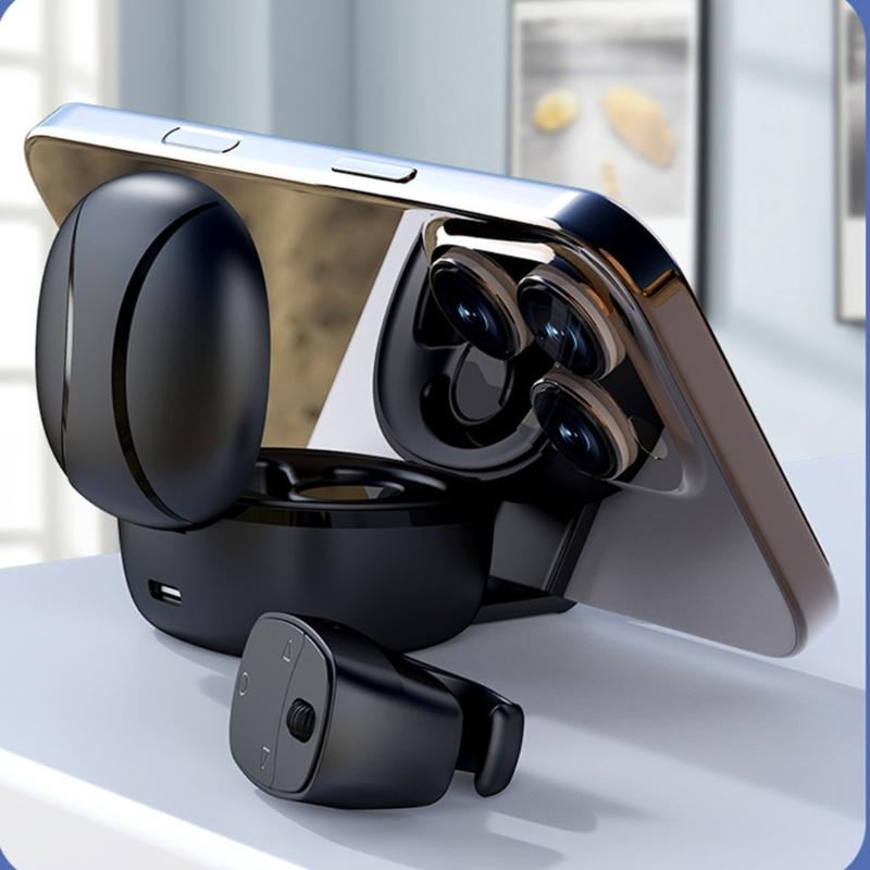 Bluetooth-compatible-compatible 5.3 Wireless Controller Touch Sensitive Remote Page Turners Ergonomic Rings Design for & Small Devices