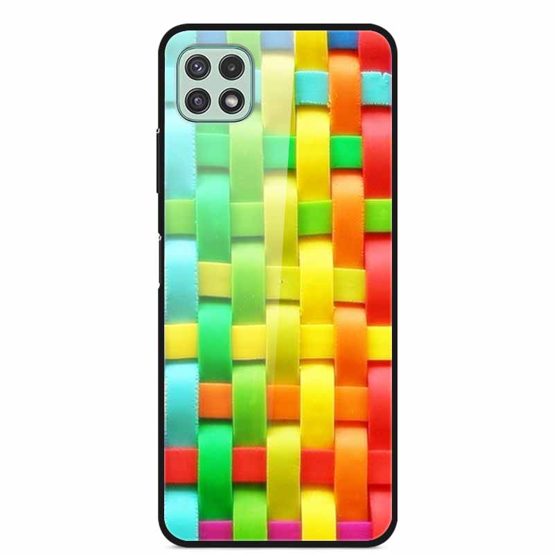 For Samsung Galaxy Wide5 Case Tempered Glass Hard PC Phone Back Cover for Galaxy Wide 5 Bumpers Cases Shell Coque 6.6'' SM-E426S