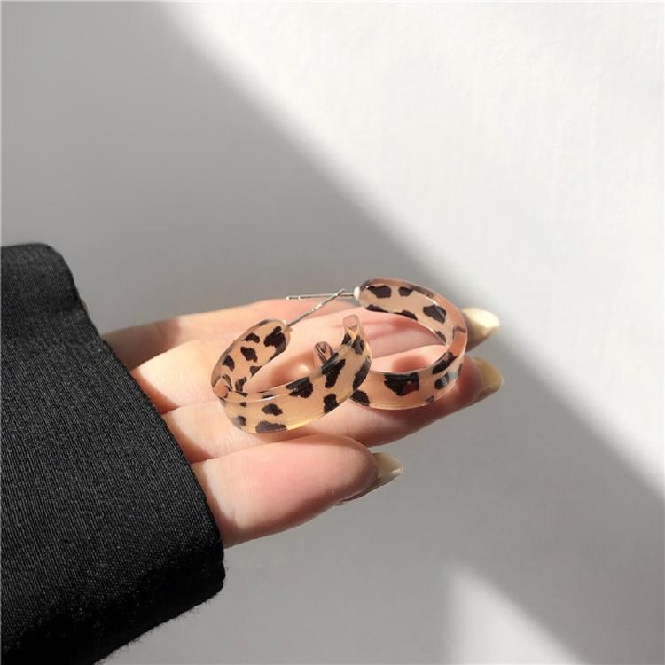 Acrylic Earrings Open Stud Earring Valentines Christmas Day Gifts for Women