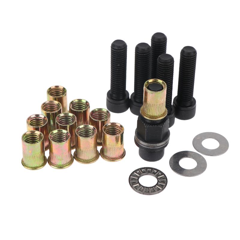 M3 M12 Rivet Nut Tool Set Ergonomic Manual Installation Kit With Assorted Nuts Washers For Sheet Metal DIY Tasks