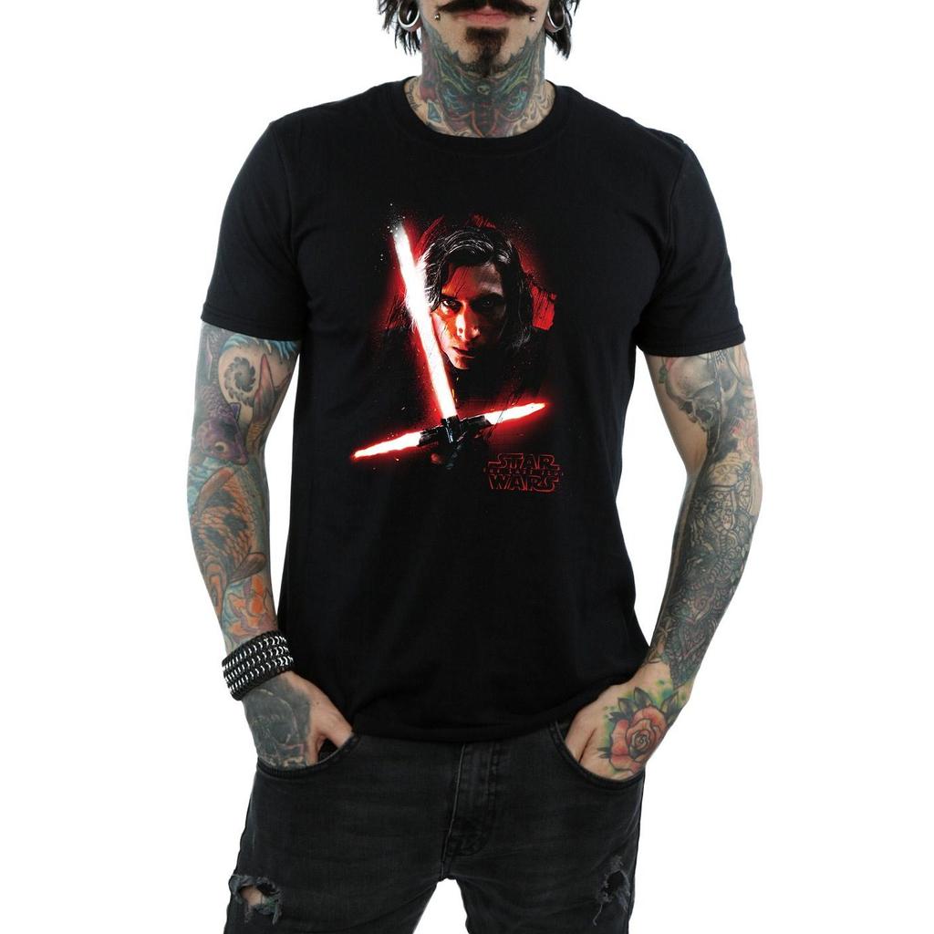 Star Wars: The Last Jedi Mens Kylo Ren Brushed Cotton T-Shirt