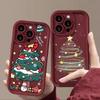 Cute Snowflake Christmas Tree Phone Case for Xiaomi Redmi Note 14 13 12 11 Pro Plus 4G 5G 12S 11S 10S 10 9 9S 8 14C 13C Cover