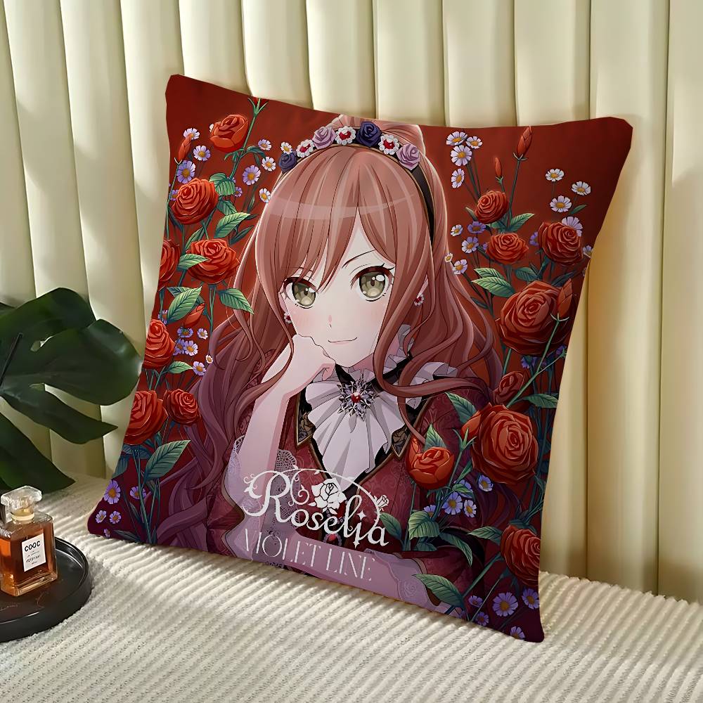 

Anime Lisa Imai Personalized Picture Text Home Decorative Pillows Household Gifts 45x45cm 16x16Inch