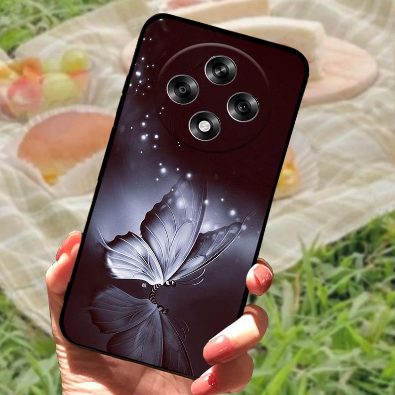 Für OPPO Reno 12 F Hülle Marmor Weiches Silikon Stoßfest Coque Für OPPO Reno 12F 5G Schützen Handyhülle Reno12F Fundas