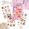 4sheets Kawaii Animal Park Cartoon PET Stickers DIY Diary Album Scrapbook Phone Case Decoration Cute Stationery Stickers