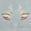 Party Headpiece Reindeer Antler Headband Plush Deer Ears Antler Hair Hoop Head Hoop  for Kids Adult