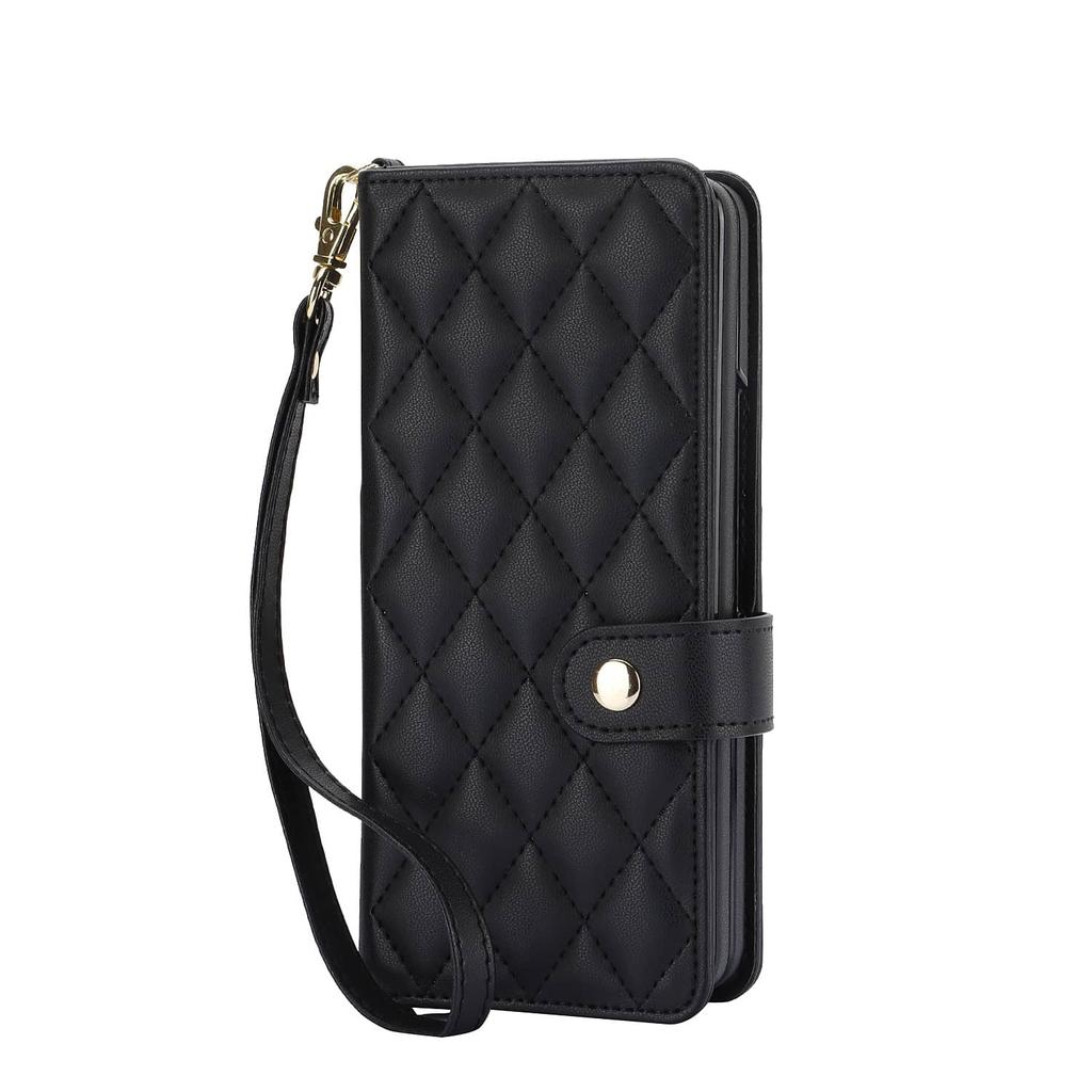 Wallet Case for Samsung Galaxy Z Fold 7 Flip Cover, with S Pen Holder, Multiple Card Slots, Kickstand, Full Protective Case