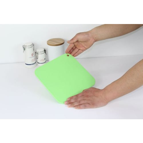 Shinki Gosei Tombow Cutting Board, Antibacterial, N Pink, Small, 21cm W x 21cm D x 0.5cm H, Sweets Palette, Made in Japan