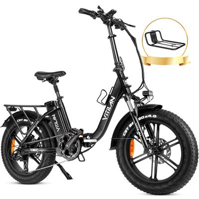 Elektrický bicykel pre dospelých Vitilan 20" 750W Motor Skladací Ebike Maximálna rýchlosť 40 km/h 48V 20AH Maximálny dojazd 80 km 7 rýchlostí U7