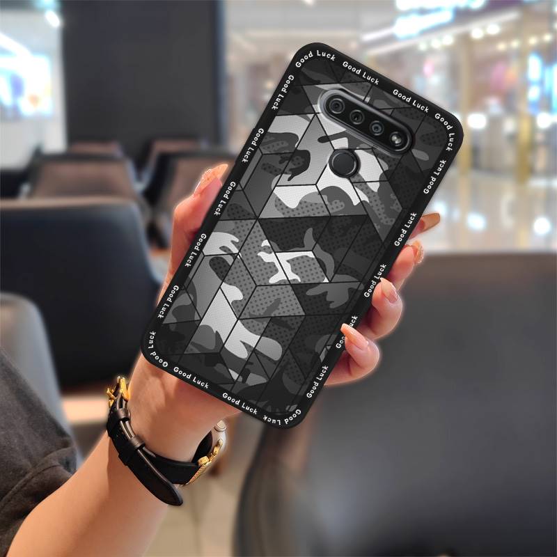 Cute Protective Phone Case For LG K51/Reflect/L555DL Waterproof Anti-dust Back Cover Cartoon Fashion Design Durable TPU