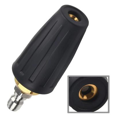 Pressure Washer Turbo Nozzle 4000 PSI Accessories Accessory Black Parts Protective Sleeve Quick Connect Rotating