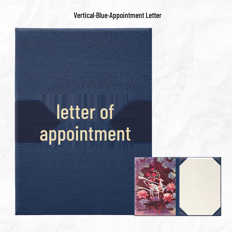 Custom Leather A4 Cover for Certificates & Appointment Letters