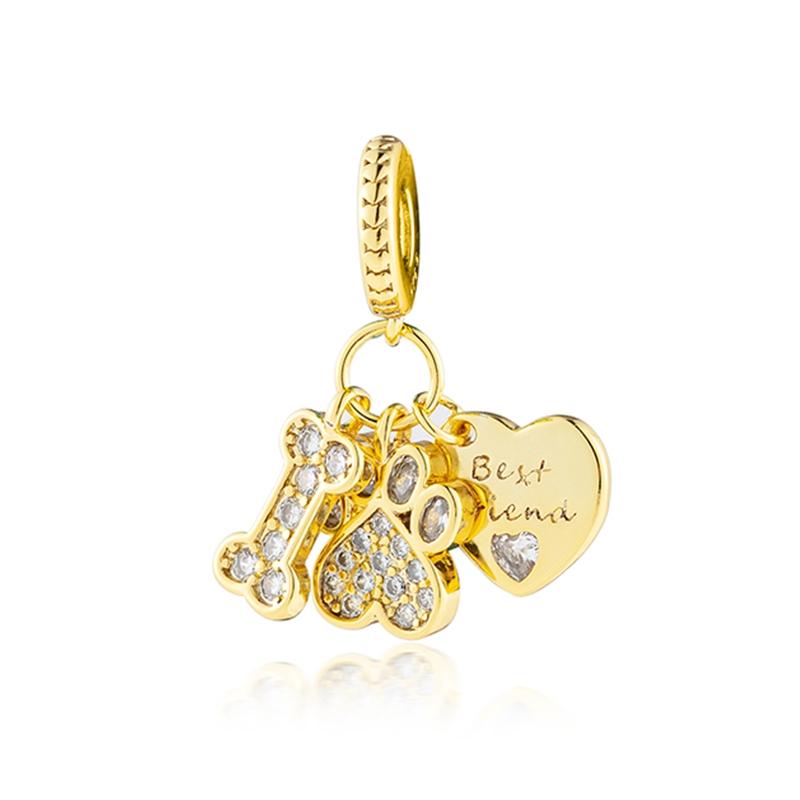 Sparkling Multiple Series Charm Beadapplicable To Original European Plating Copper Jewelry & Diy Making Unique Gift
