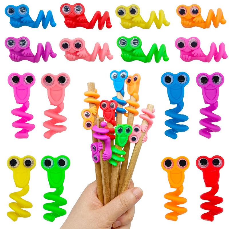 Pencil Cover Animal Cute Topper Cover For Pencils Clip On Pencil For Classroom Prizes School Studying Supplies For Kids Back To