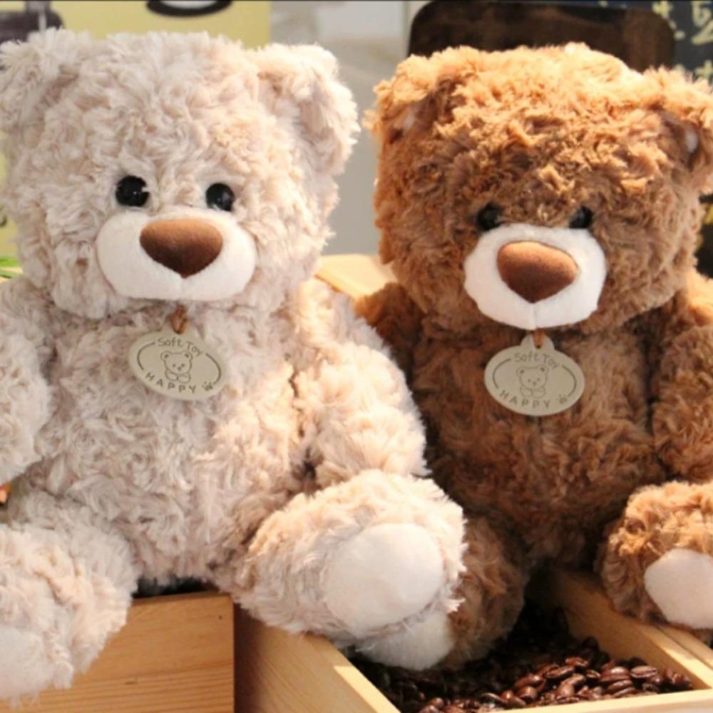 25CM Cute Colorful Bow Tie Bear Doll Plush Toy Hug Bear Doll Children Birthday Gift Pillow Teddy bear Home Living Room Bedroom