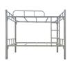 Double-Decker Wrought Iron Bunk Bed for Dorms and Construction Sites