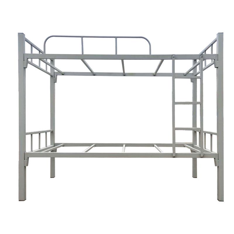 Double-Decker Wrought Iron Bunk Bed for Dorms and Construction Sites