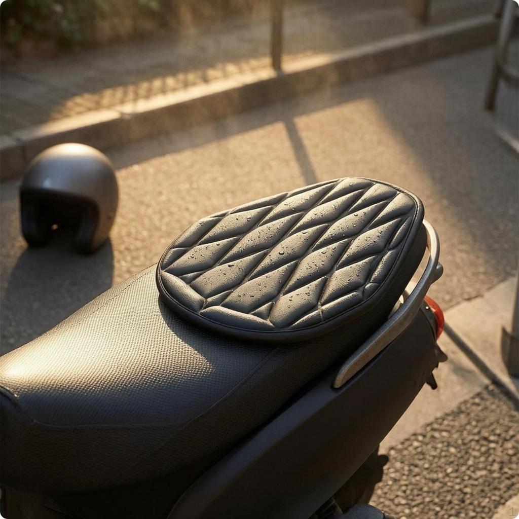 Motorcycle Seat Cushion Cover ShockAbsorbing Pad Ventilated M