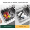 Ret Retractable 304 Stainless Steel Over-Sink Dish Drying Rack