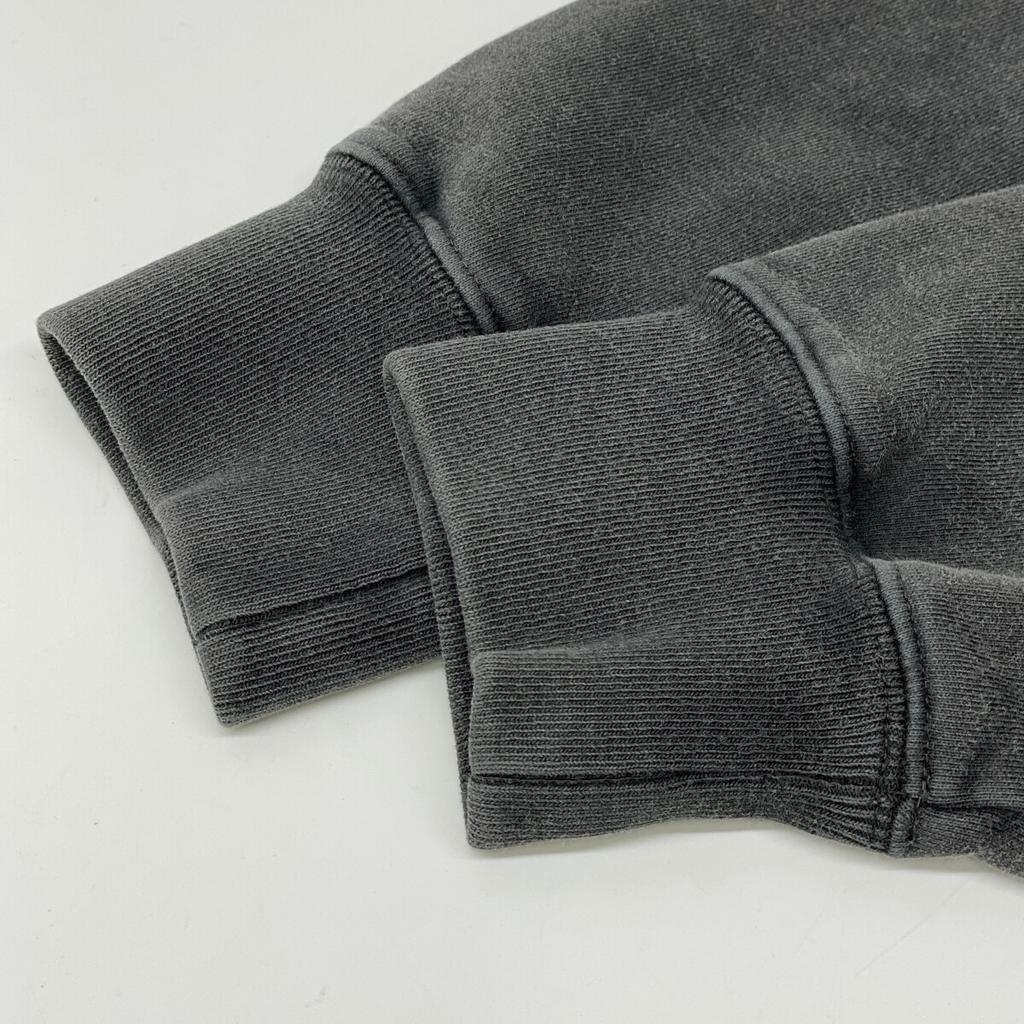 Gucci [/Domestic Genuine] 784413 Cotton Jersey Logo Patch Crew Neck Sweatshirt/ Tops S grayUsed