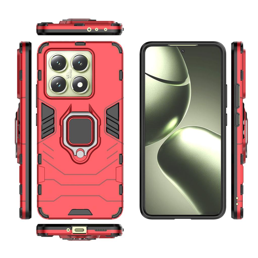 For Xiaomi 14T Case PC+TPU Protective Phone Cover with Ring Kickstand