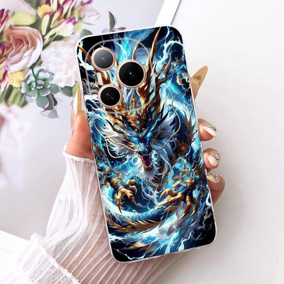 For Honor Power 5G Case DVD-AN80 DVD-AN00 Shockproof Cover Fashion Flower Marble Soft Silicone Fundas For Honor Power 2025 Coque