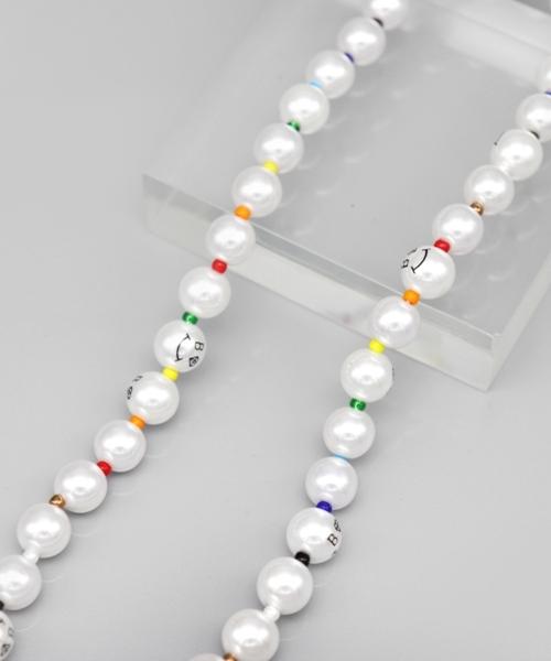 Bonbeau Pearl Smile Color Beads Band Necklace