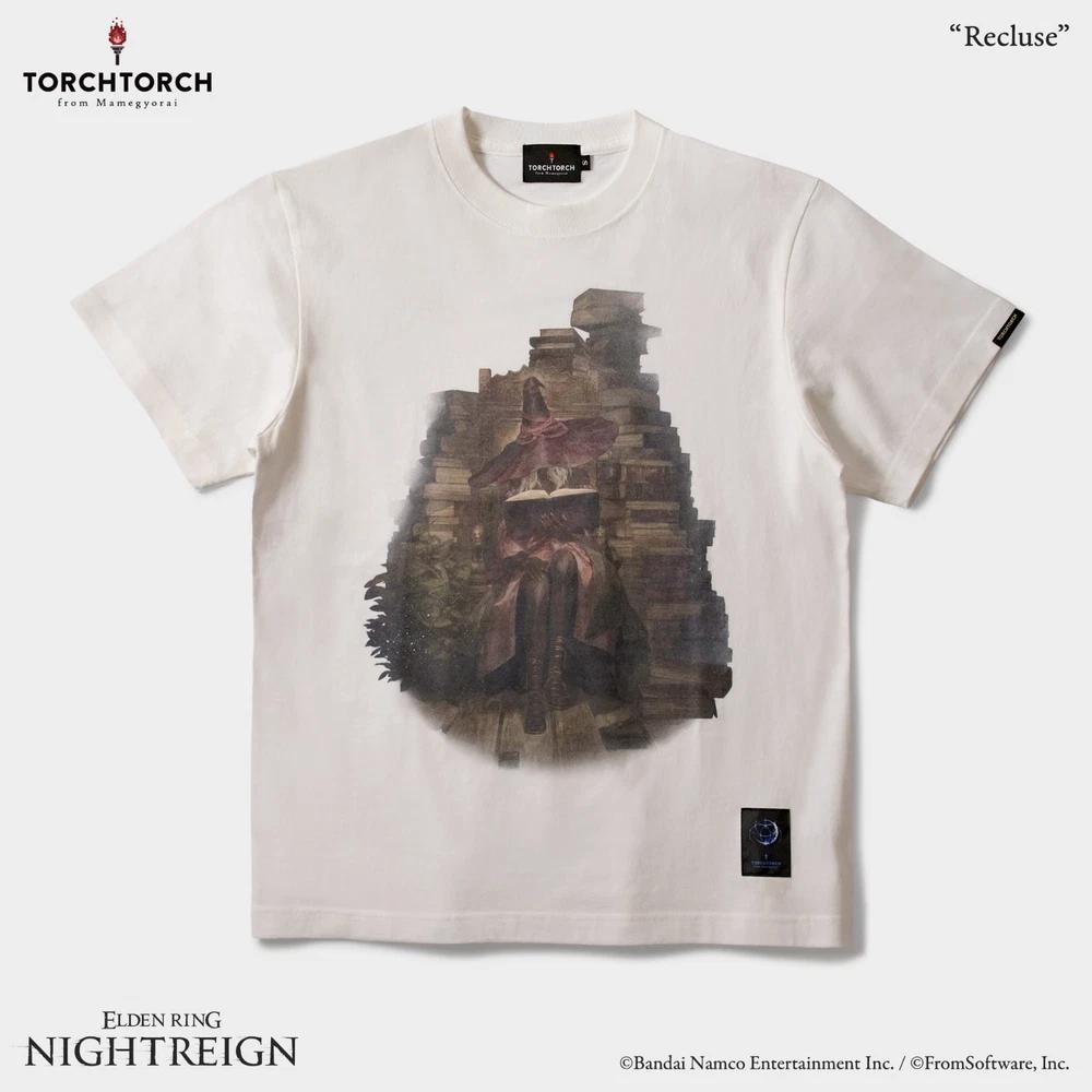 Elden Ring Nightreign Torch Torch Hermit TShirt White Japan New M