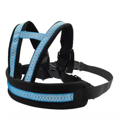 Breathable Children's Motorcycle Seat Belt Reflective Strap Non-Slip Kids Safety Seat Harness Anti Lost Adjustable Strap