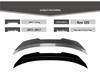 BMW F10 5 Series 2011-17 Rear Top Spoiler Diffuser - Exterior Modification Accessory
