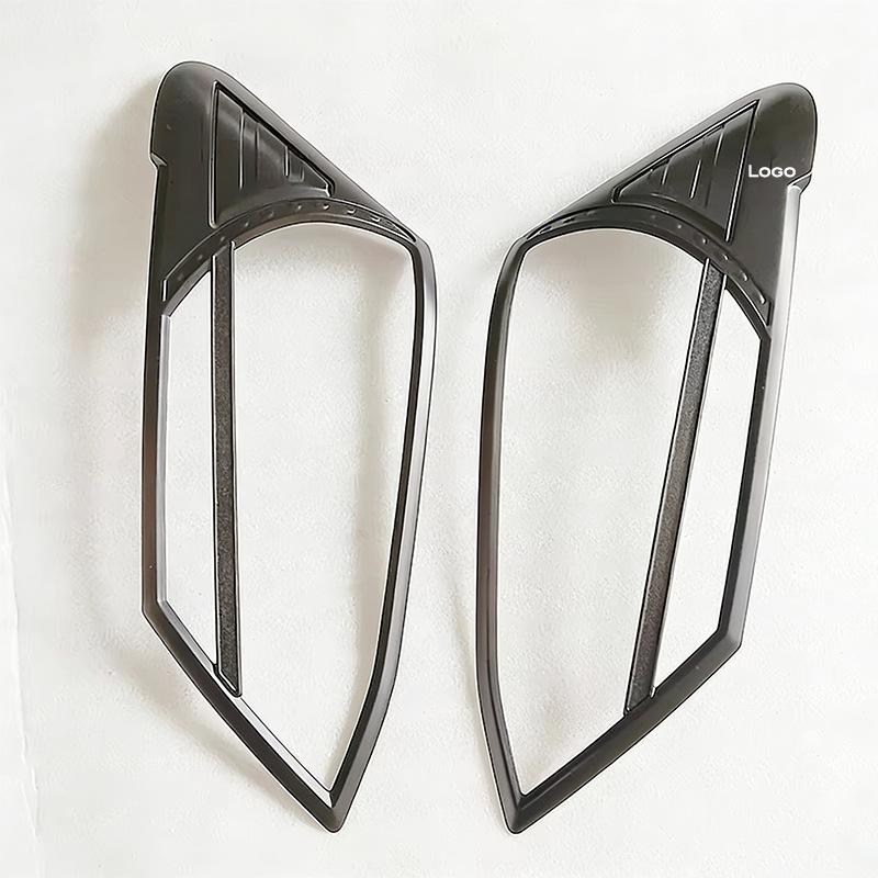 Isuzu D-MAX 2012-15 ABS Black Headlight Trim Cover Protection Frame