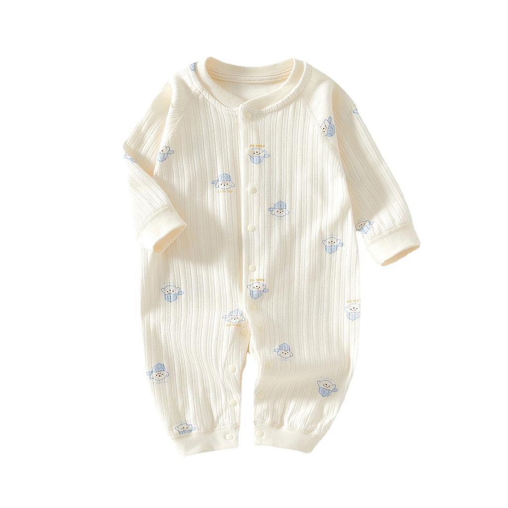 Newborn Baby Clothes Cotton Long Sleeve Romper Soft Infant Onesie Spring Autumn Winter Pajamas Crawling Suit