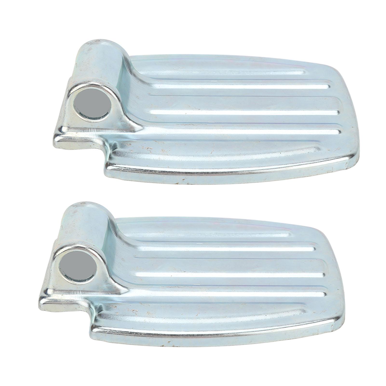 

1 Пара Підніжок для Інвалідного Візка Алюмінієвий Сплав Текстурована Поверхня Легко Чистити Компактний Легкий Підніжка для Інвалідного Візка