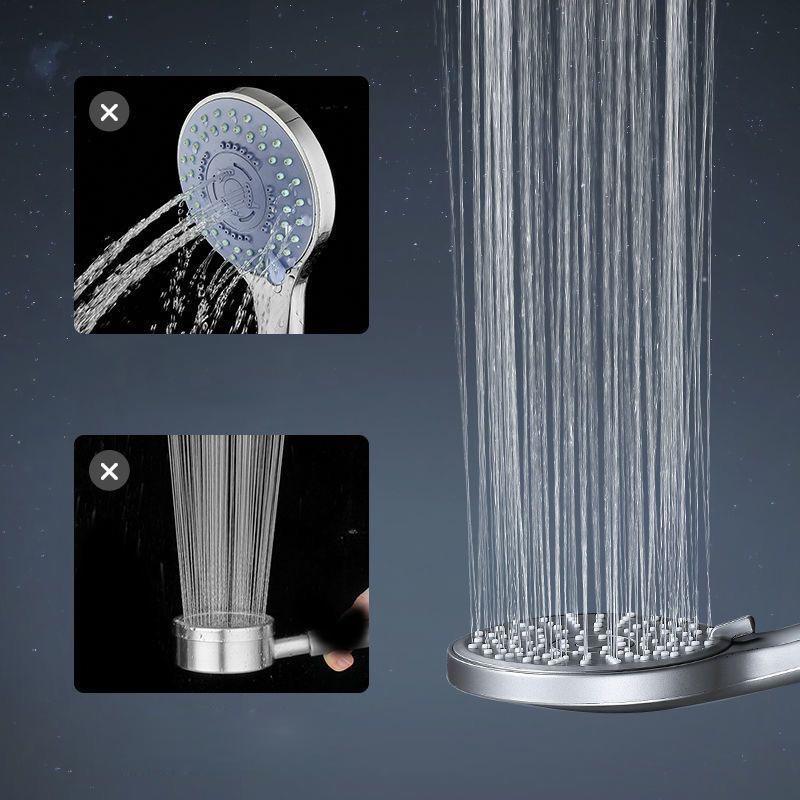 Boost 5-speed Large Panel Strong Water Output Large Water Volume Shower Head Filter Universal Multi-function Bathroom Shower Set