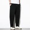 Cotton Linen Pants Men Baggy Casual Trousers Male Walking Wide leg Loose Sweatpants Chinese Summer Jogger Pants