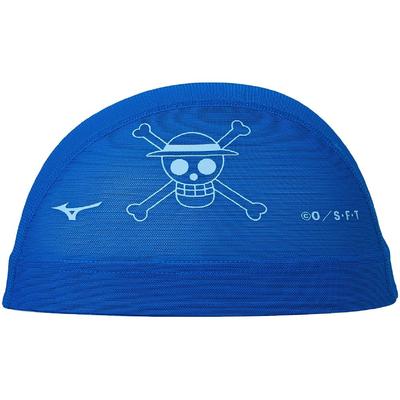 Mizuno Netz-Badekappe für Wettkampfschwimmen und Größe 27 M Badeanzug, Unisex, N2JWB592, (blau),