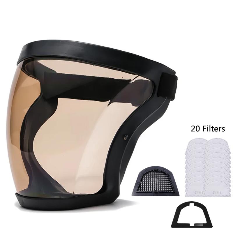 Scut de protecție completă a feței Mască anti-aburire reutilizabilă, rezistentă la praf. Mască de protecție de siguranță.